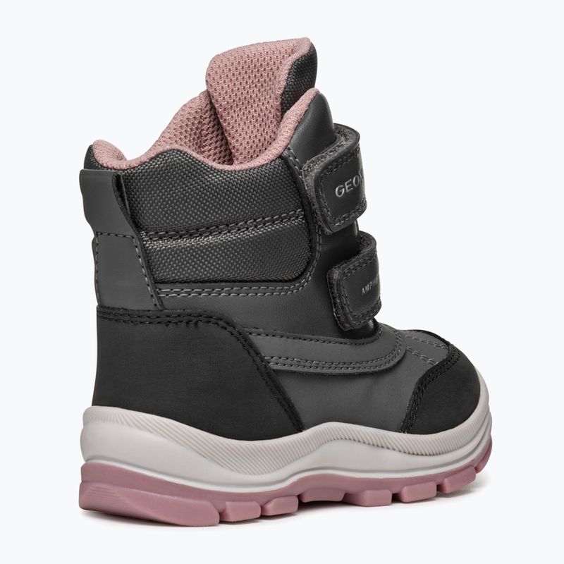 Încălțăminte pentru copii Geox Flantil ABX anthracite/dark pink 12
