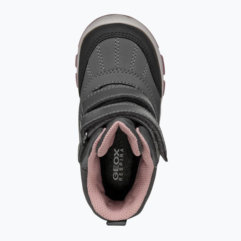 Încălțăminte pentru copii Geox Flantil ABX anthracite/dark pink 13
