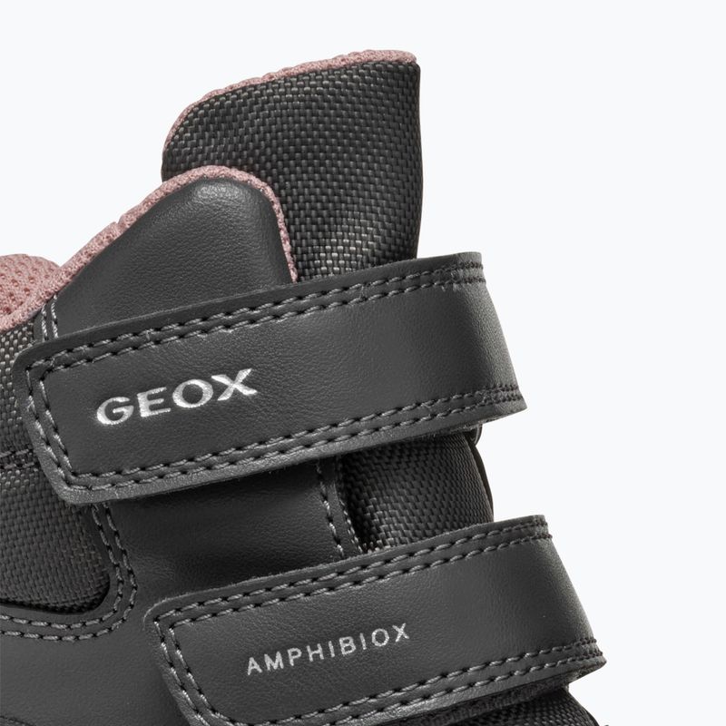 Încălțăminte pentru copii Geox Flantil ABX anthracite/dark pink 14