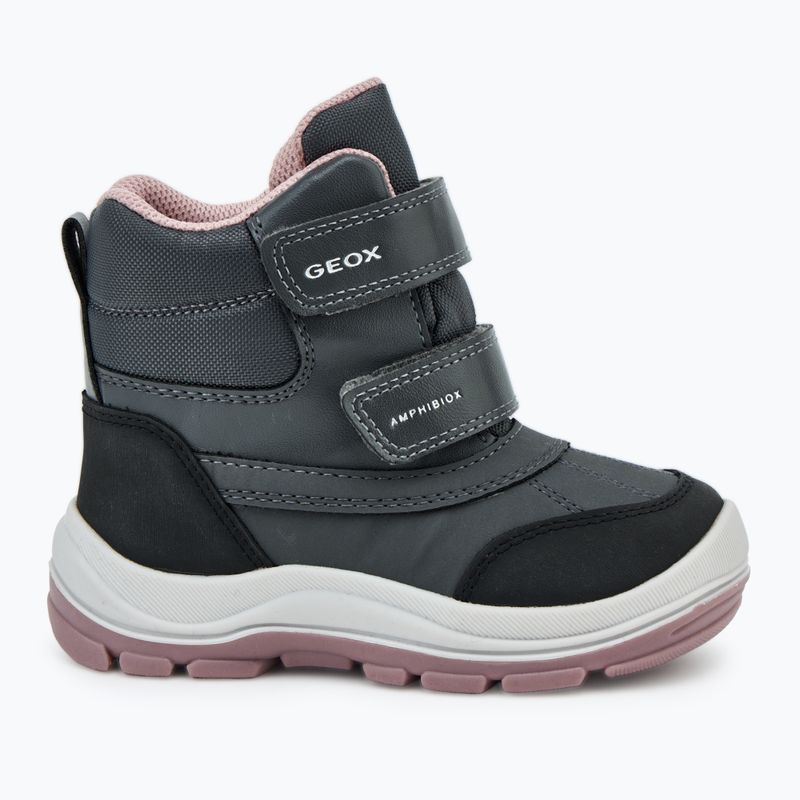 Încălțăminte pentru copii Geox Flantil ABX anthracite/dark pink 2