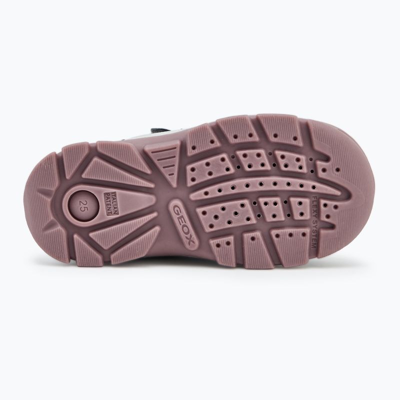 Încălțăminte pentru copii Geox Flantil ABX anthracite/dark pink 4