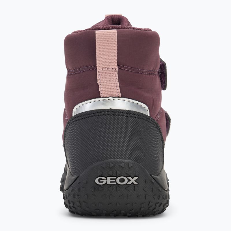 Ghete pentru copii Geox Baltic ABX dark burgundy/black 6