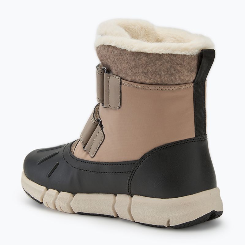 Ghete pentru copii Geox Flexyper ABX dark beige/black 3