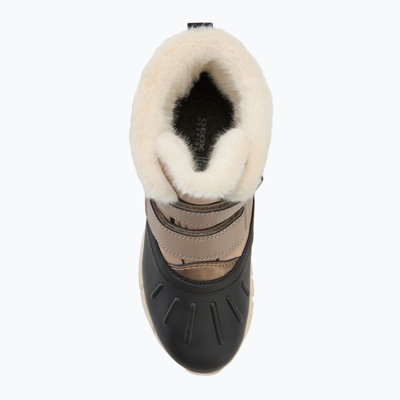 Ghete pentru copii Geox Flexyper ABX dark beige/black 5