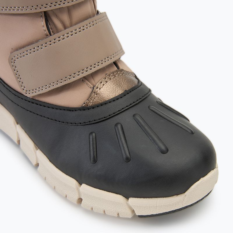 Ghete pentru copii Geox Flexyper ABX dark beige/black 7