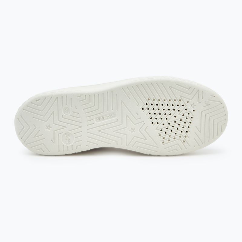 Încălțăminte pentru juniori Geox Mikiroshi light ivory/black