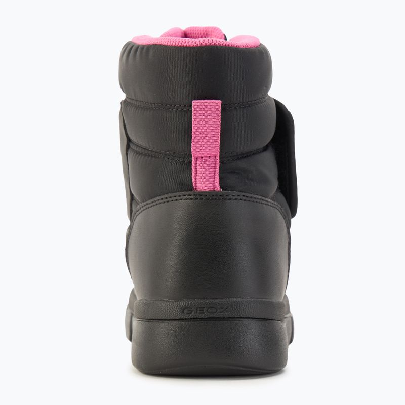 Ghete de zăpadă pentru copii Geox Willaboom ABX black / fuchsia 6