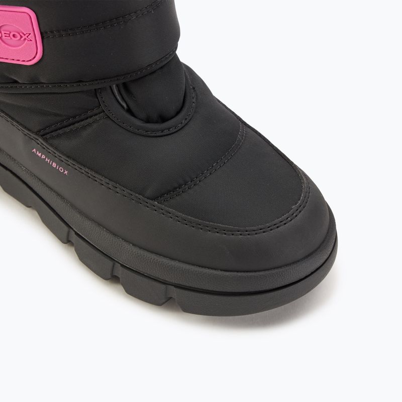 Ghete de zăpadă pentru copii Geox Willaboom ABX black / fuchsia 7