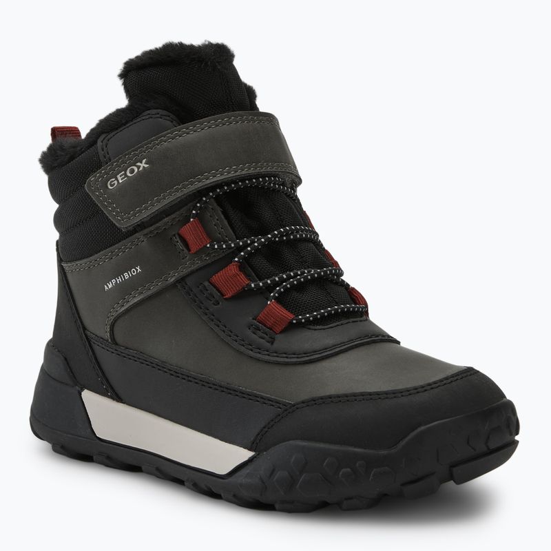 Ghete pentru copii Geox Trekkyup ABX dark green/black