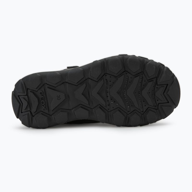 Ghete pentru copii Geox Trekkyup ABX dark green/black 4