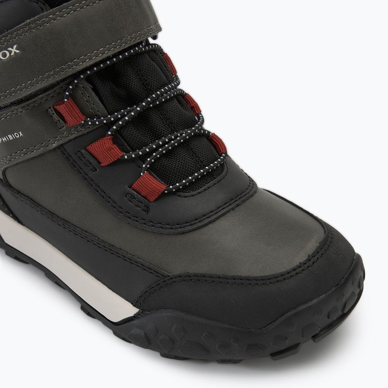 Ghete pentru copii Geox Trekkyup ABX dark green/black 7