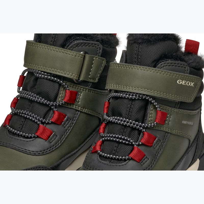 Ghete pentru copii Geox Trekkyup ABX dark green/black 14