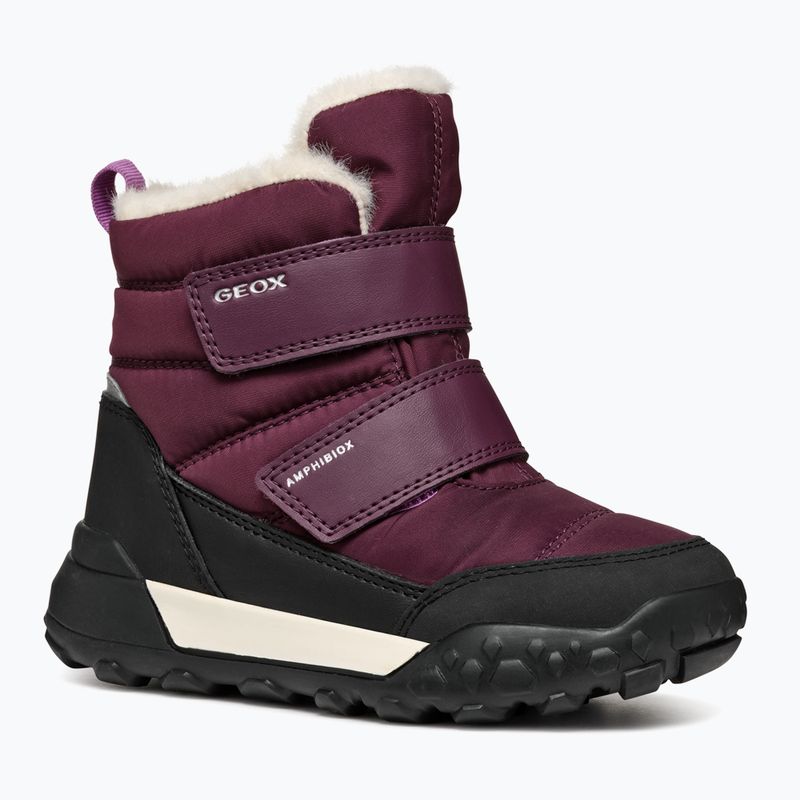 Ghete pentru copii Geox Trekkyup ABX burgundy 8
