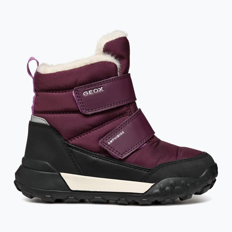 Ghete pentru copii Geox Trekkyup ABX burgundy 9