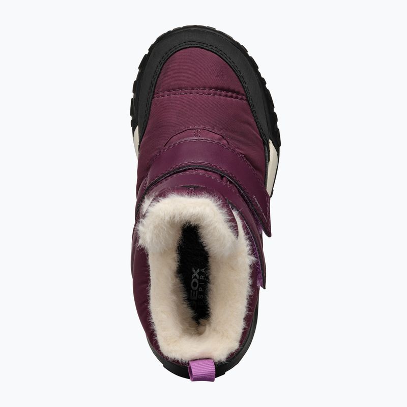 Ghete pentru copii Geox Trekkyup ABX burgundy 11
