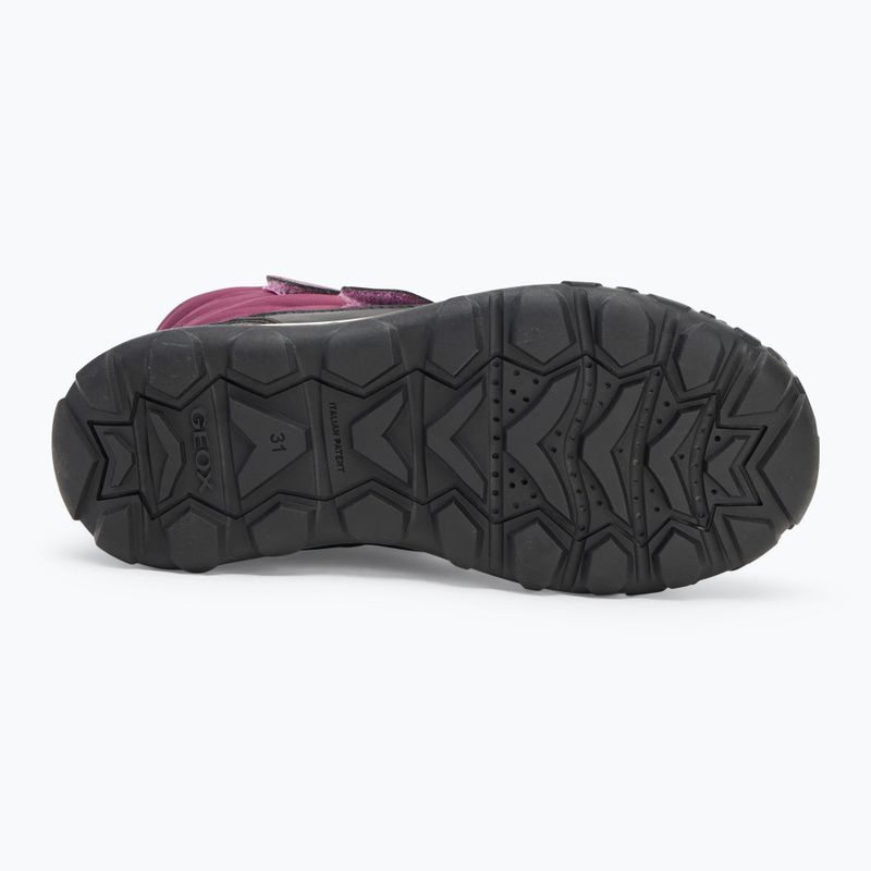 Ghete pentru copii Geox Trekkyup ABX burgundy 4