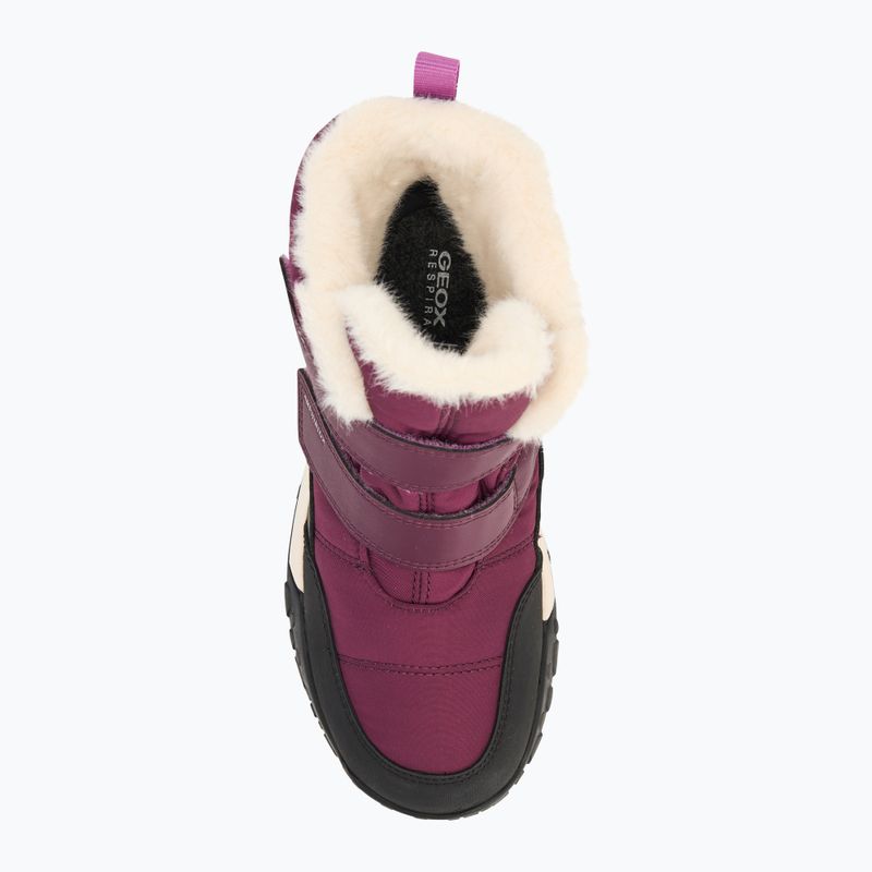 Ghete pentru copii Geox Trekkyup ABX burgundy 5