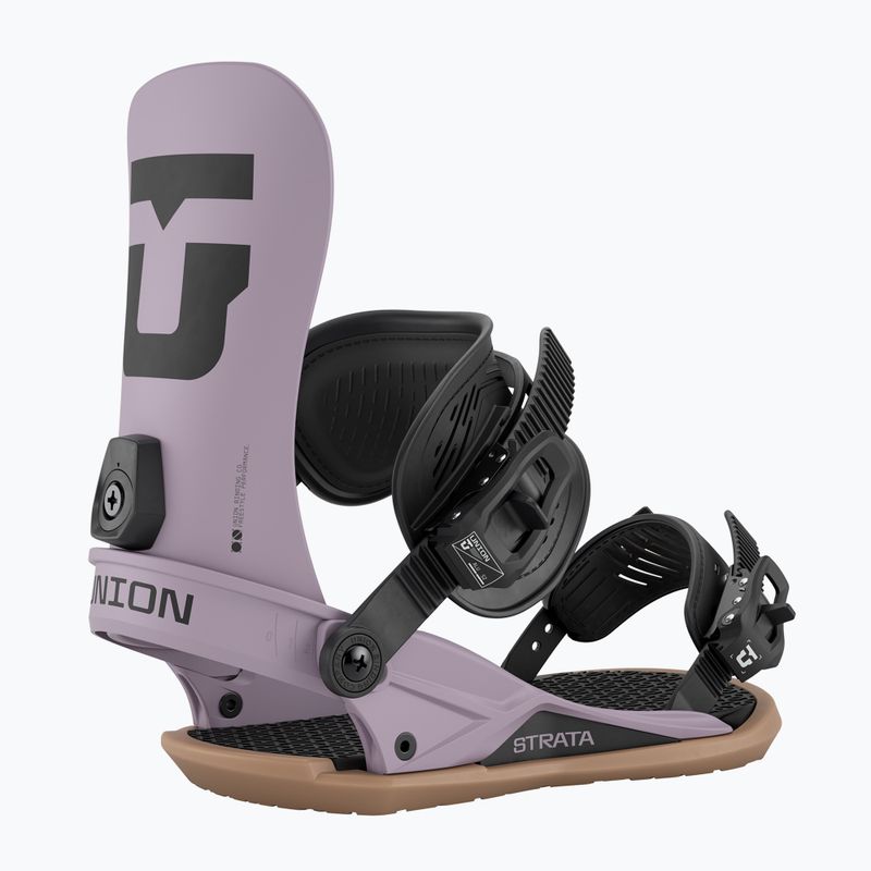 Legături de snowboard pentru bărbați Union Strata grey violet 2
