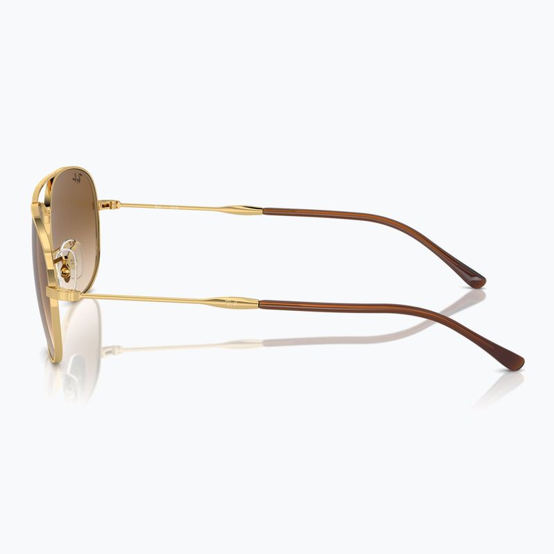 Ochelari de soare Ray-Ban Bain Bridge arista gold/clear brown 6