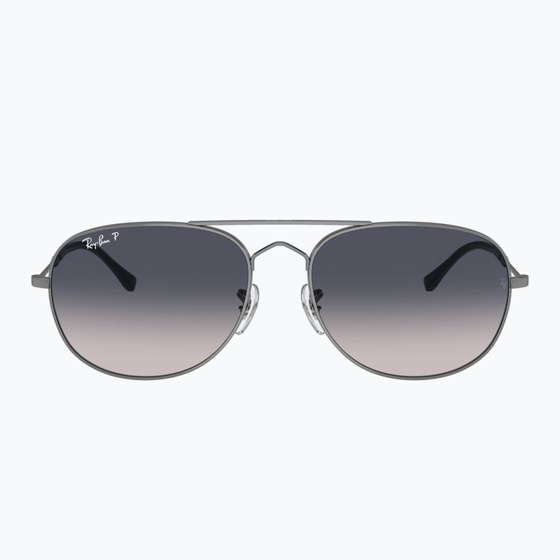 Ochelari de soare Ray-Ban Bain Bridge gunmetal/blue polarized 2