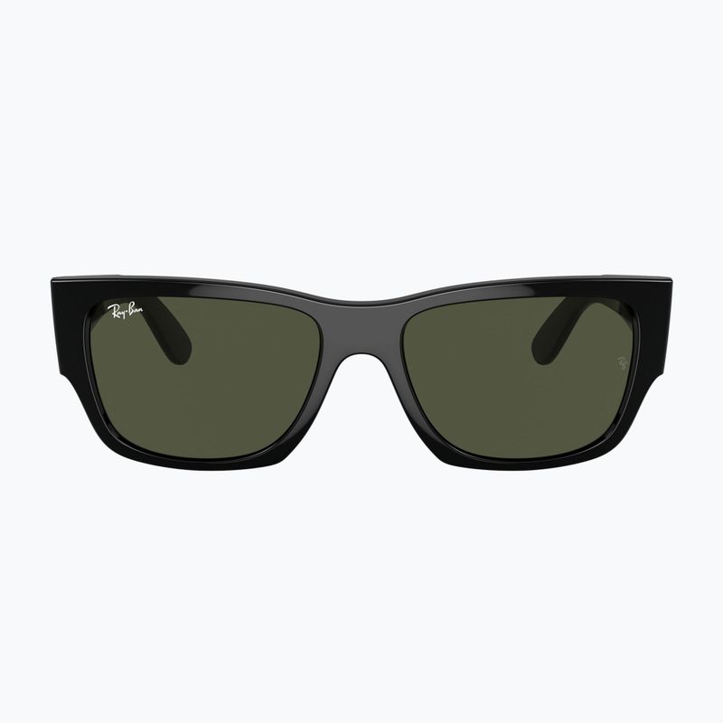Ochelari de soare Ray-Ban Carlos black/green 2