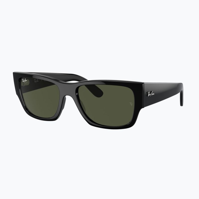 Ochelari de soare Ray-Ban Carlos black/green 4