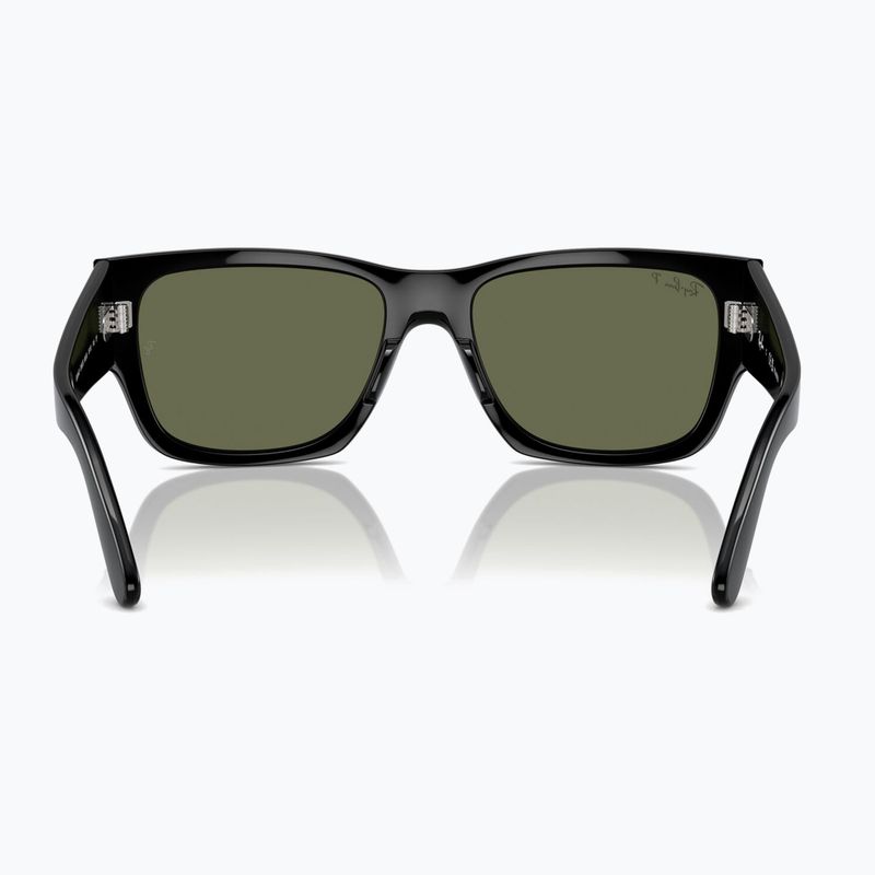 Ochelari de soare Ray-Ban Carlos black/green polarized 5
