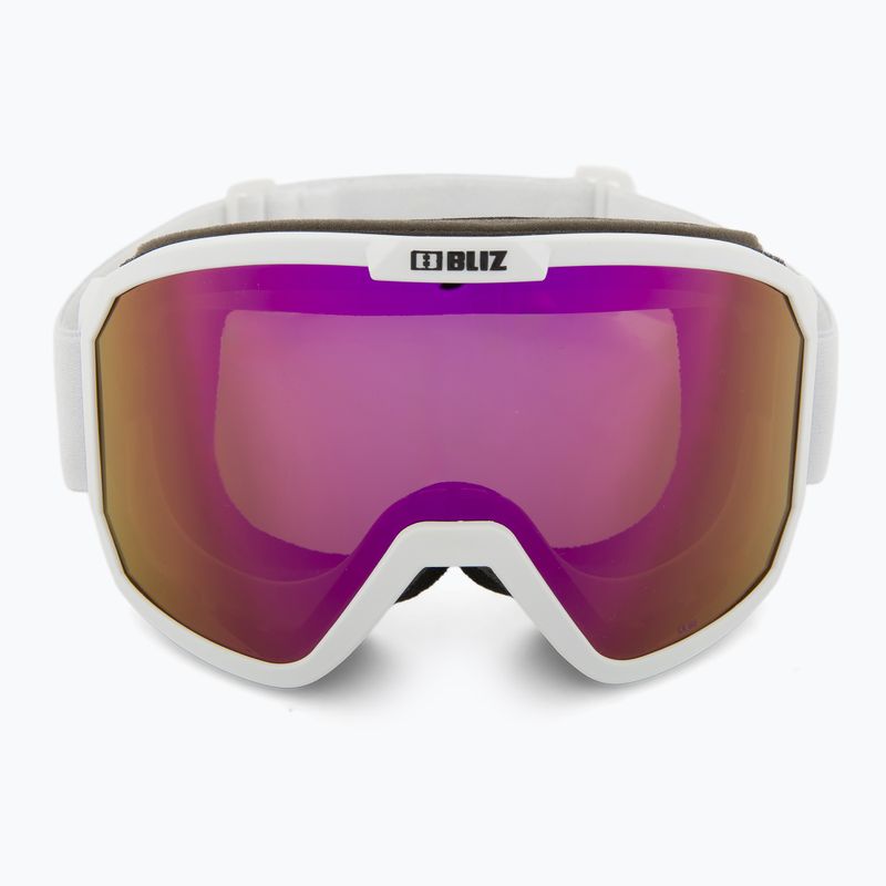 Ochelari de schi  Bliz Rave matt white/brown pink 2