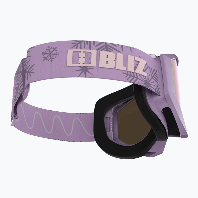 Ochelari de schi pentru copii Bliz Liner Jr matt purple/brown purple