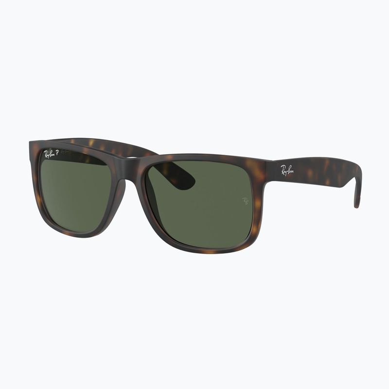 Ochelari de soare Ray-Ban Justin Classic havana/dark green polarized 4