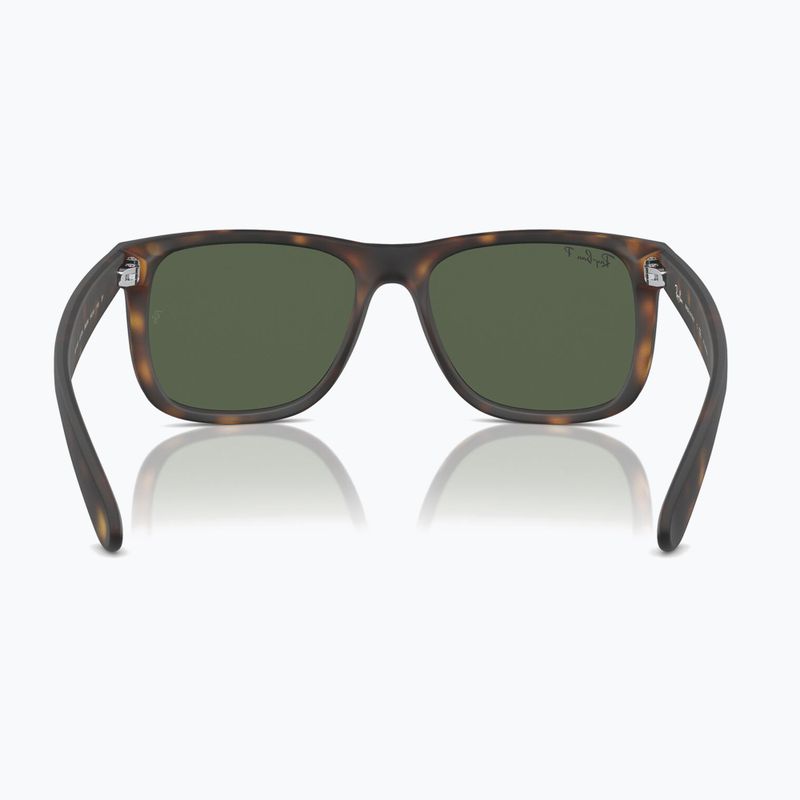 Ochelari de soare Ray-Ban Justin Classic havana/dark green polarized 5