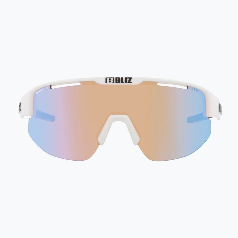 Ochelari de soare Bliz Matrix Nano Optics Nordic Light matt white/coral/orange blue multi 3