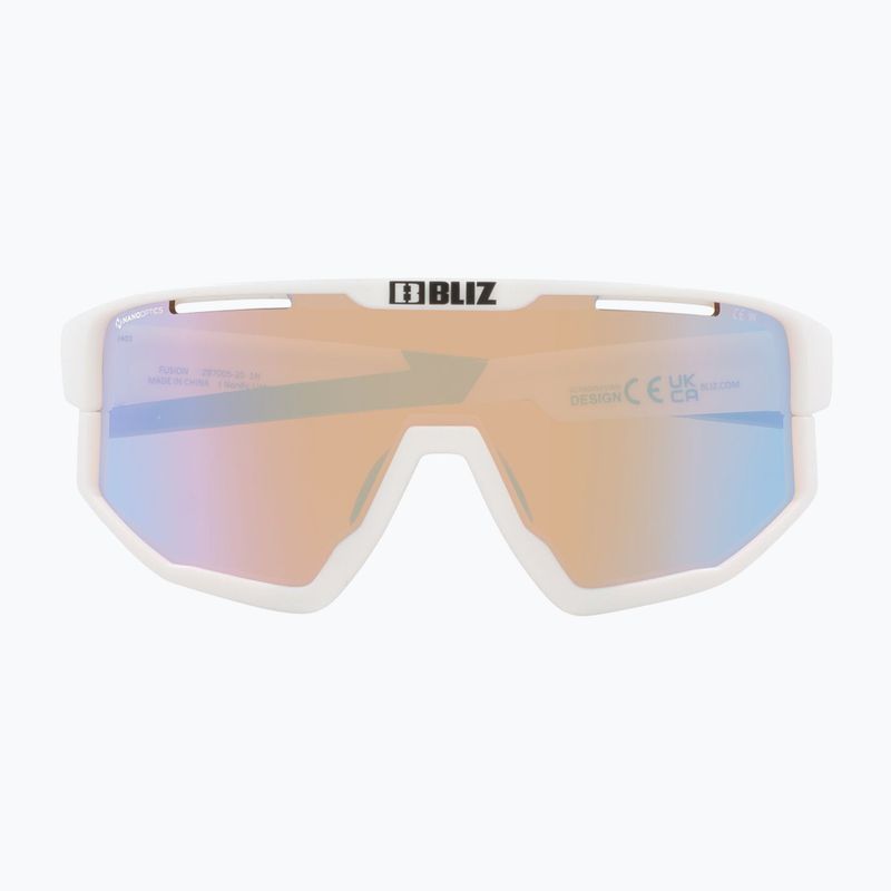 Ochelari de soare Bliz Fusion Nano Optics Nordic Light matt white/ coral/ orange w blue multi 3