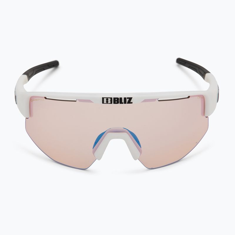 Ochelari de soare Bliz Matrix Small Nano Optics Nordic Light matt white/coral/orange blue 3