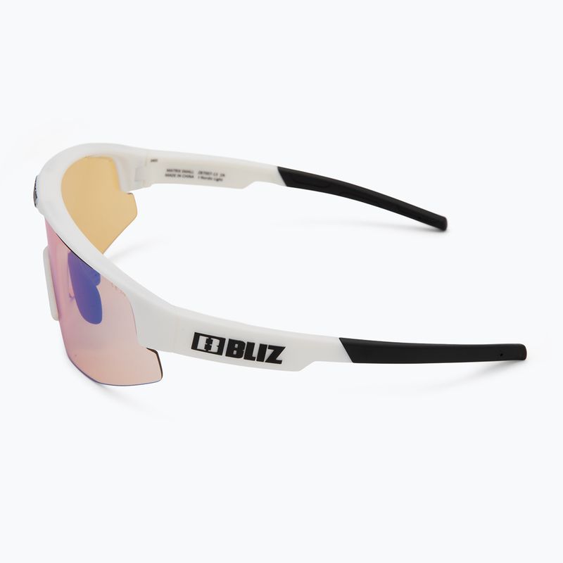 Ochelari de soare Bliz Matrix Small Nano Optics Nordic Light matt white/coral/orange blue 4
