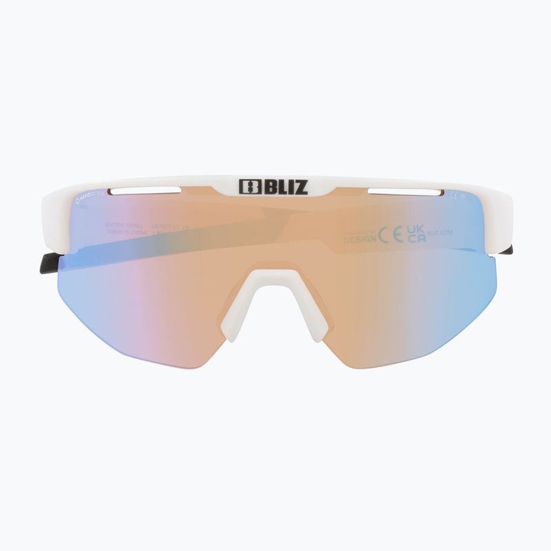 Ochelari de soare Bliz Matrix Small Nano Optics Nordic Light matt white/coral/orange blue 2