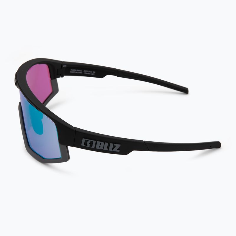Ochelari de soare Bliz Fusion Small Nano Optics Nordic Light matt black/begonia/violet blue 5