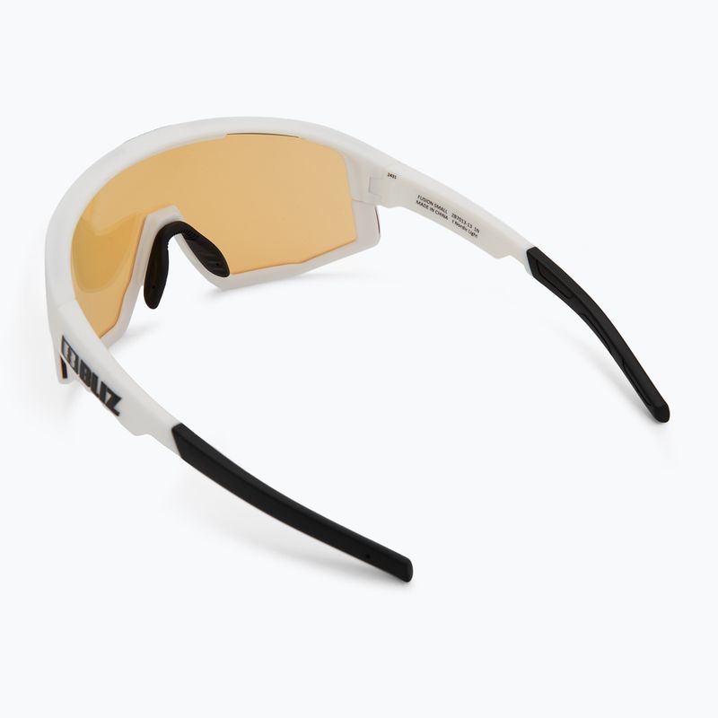 Ochelari de soare Bliz Fusion Small Nano Optics Nordic Light matt white/coral/orange blue 3