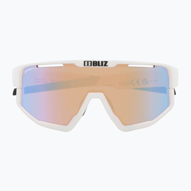 Ochelari de soare Bliz Fusion Small Nano Optics Nordic Light matt white/coral/orange blue 3