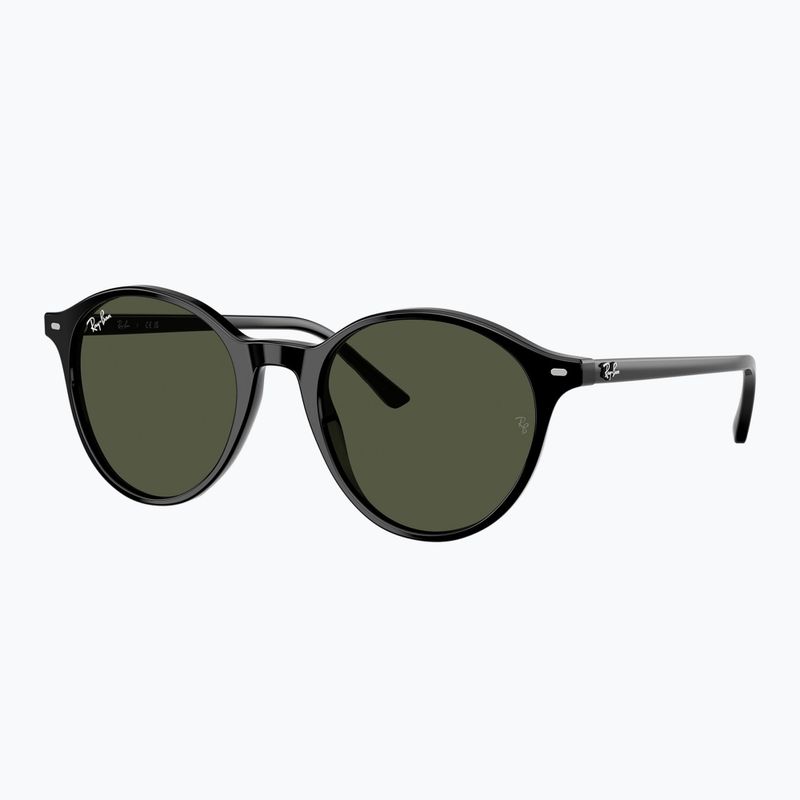 Ochelari de soare Ray-Ban Bernard black/green g-15 4