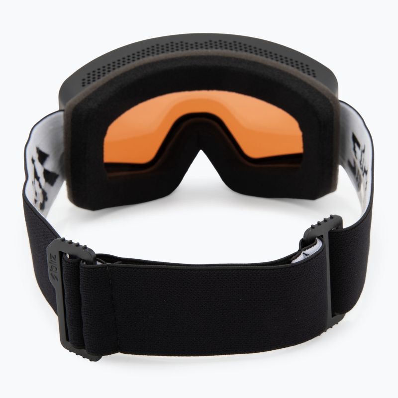 Ochelari de schi Bliz G001 matte black/orange/silver mirror 3