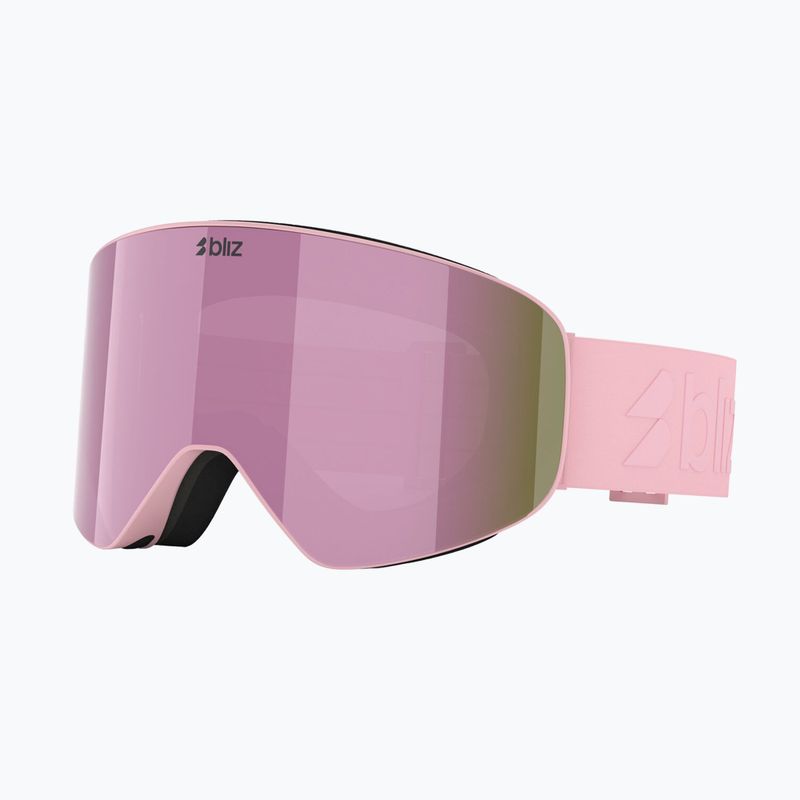 Ochelari de schi Bliz Flow matte pink/brown/pink multi