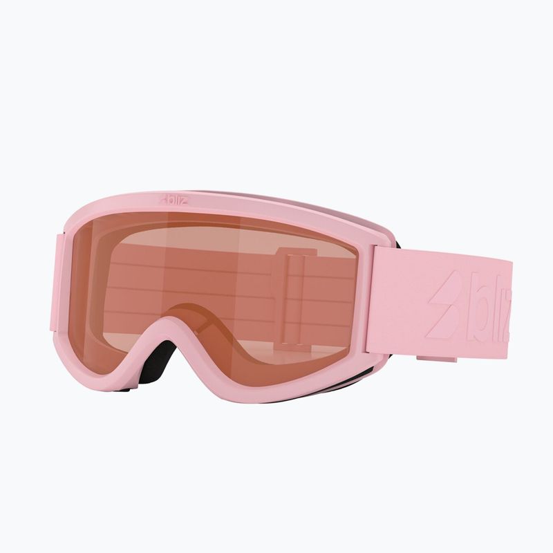 Ochelari de schi pentru copii Bliz Pixie Jr matte pink/orange