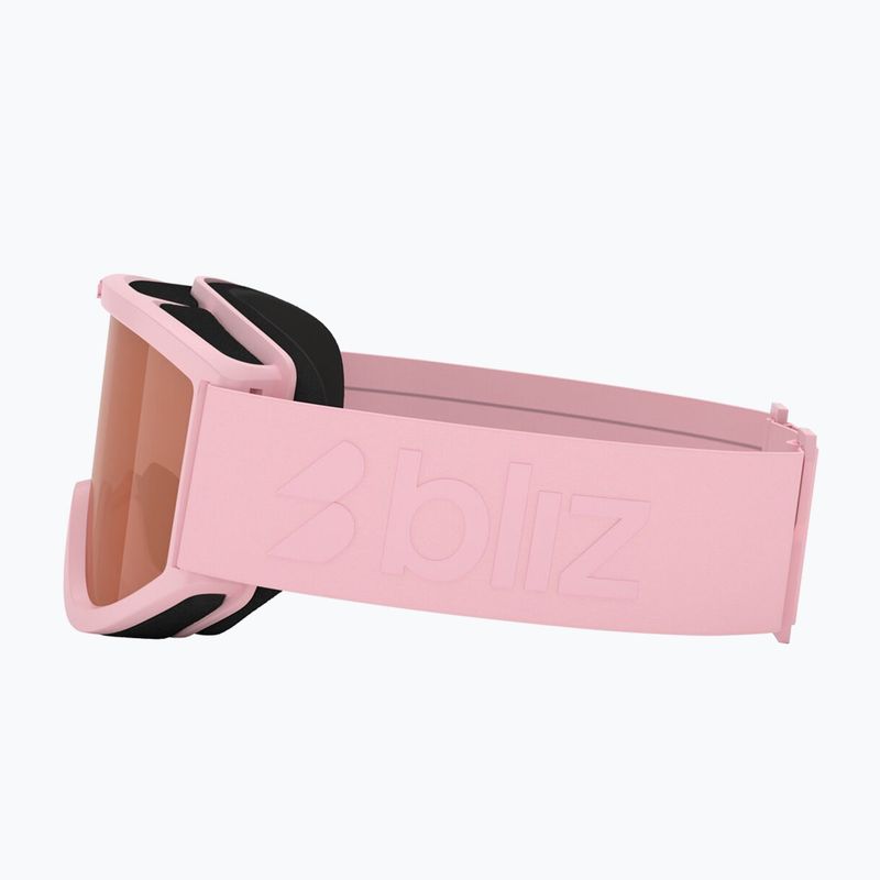 Ochelari de schi pentru copii Bliz Pixie Jr matte pink/orange 4