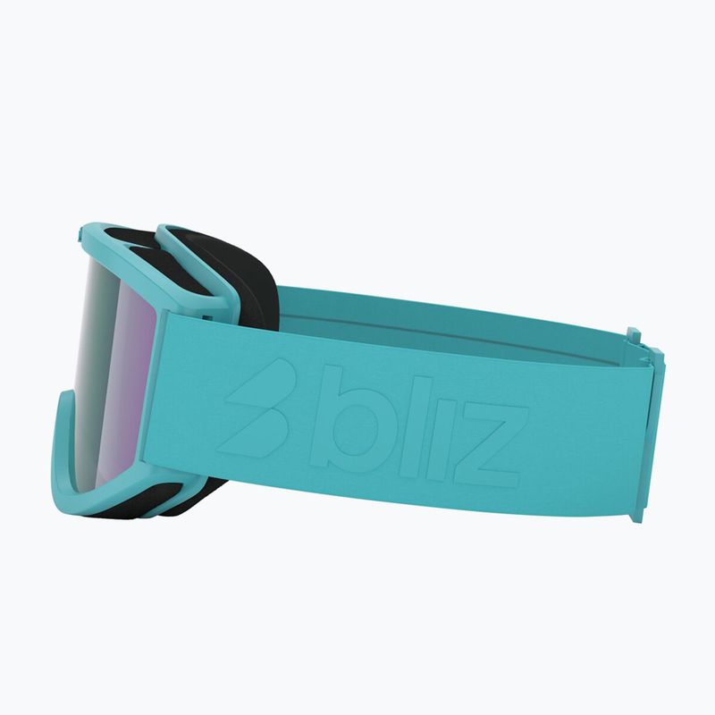 Ochelari de schi pentru copii Bliz Pixie Jr matte turquoise/brown/green multi 4