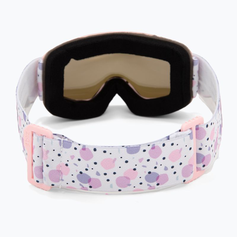 Ochelari de schi pentru copii Bliz Pixie Jr matte pink/brown/pink multi 3