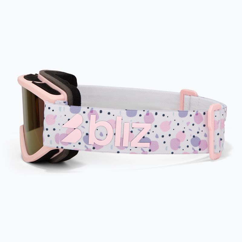 Ochelari de schi pentru copii Bliz Pixie Jr matte pink/brown/pink multi 4