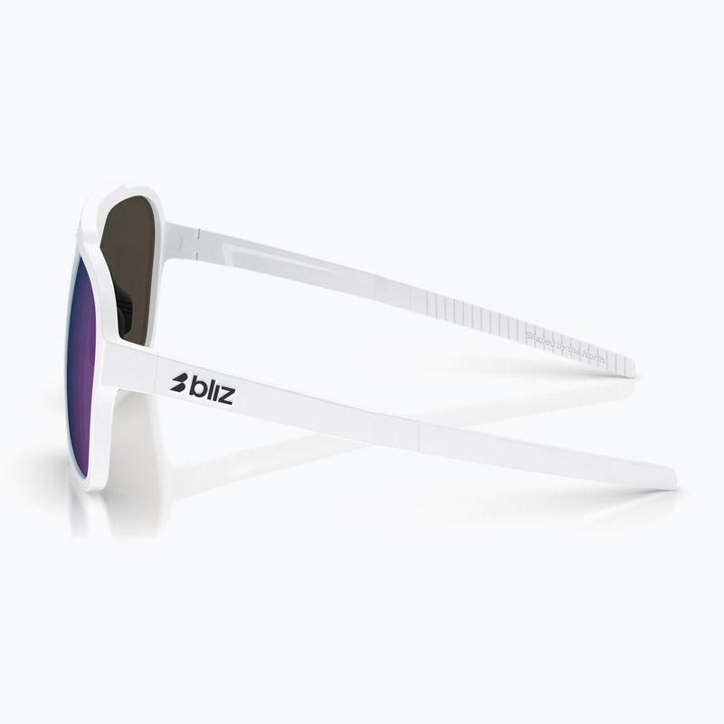 Ochelari de soare Bliz A002 matte white/grey blue multi 5