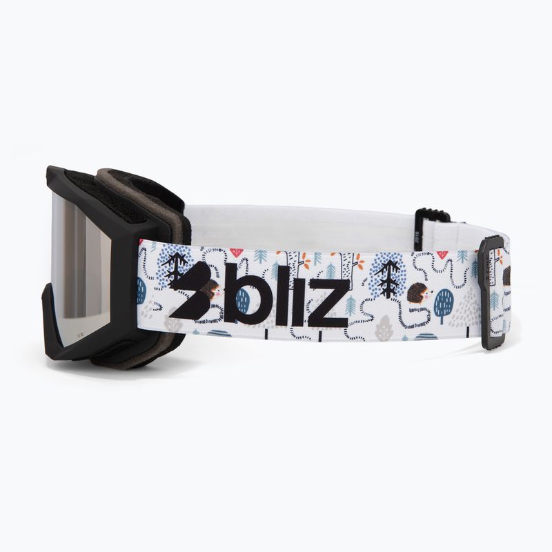 Ochelari de schi pentru copii Bliz Liner Jr matte black/brown/silver mirror 4