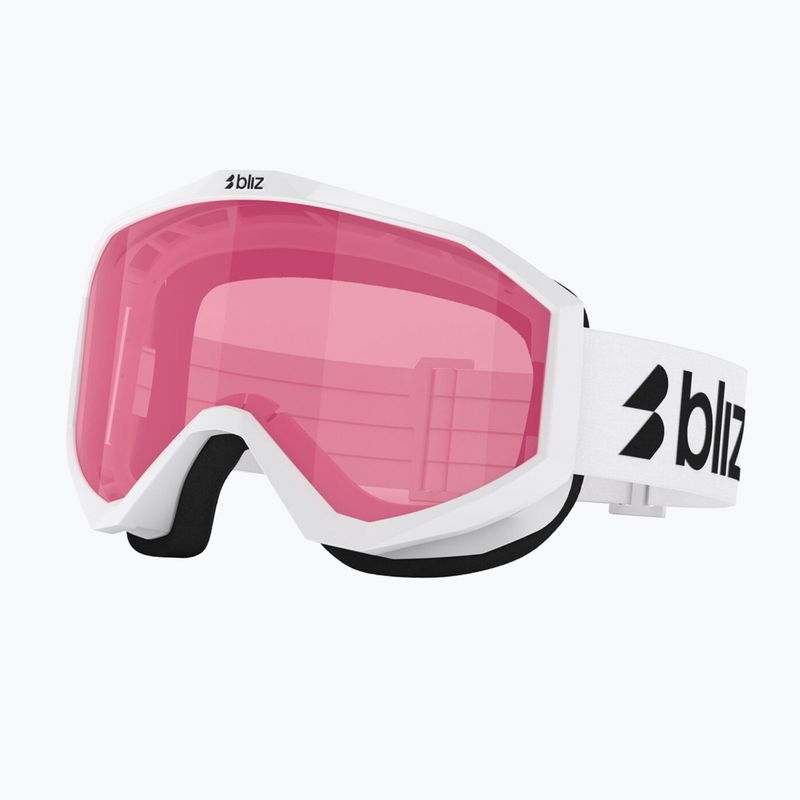 Ochelari de schi pentru copii Bliz Liner Jr matte white/pink 5